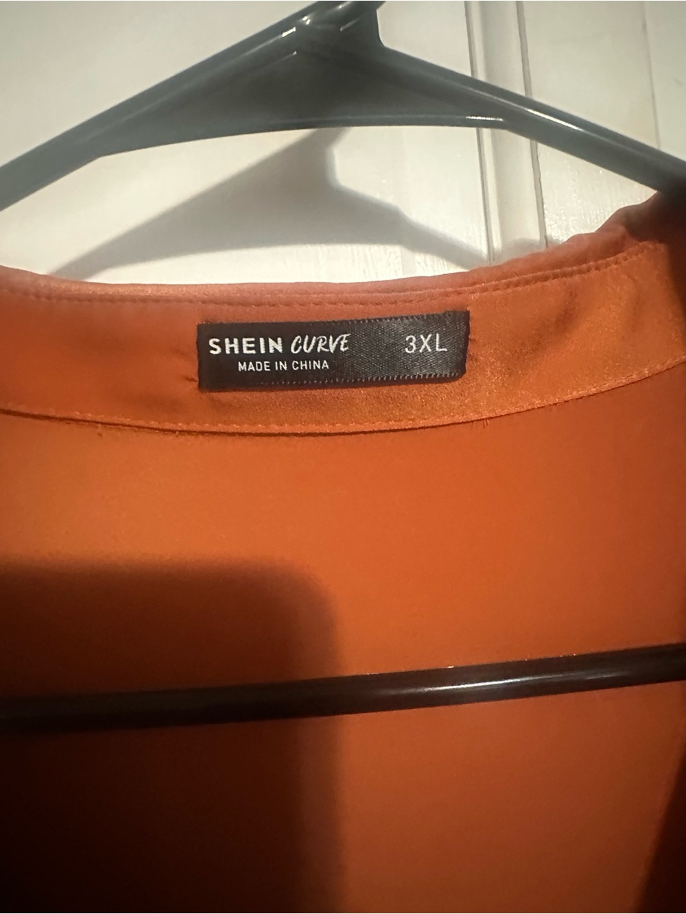 Rust Orange Mini Dress - 3XL